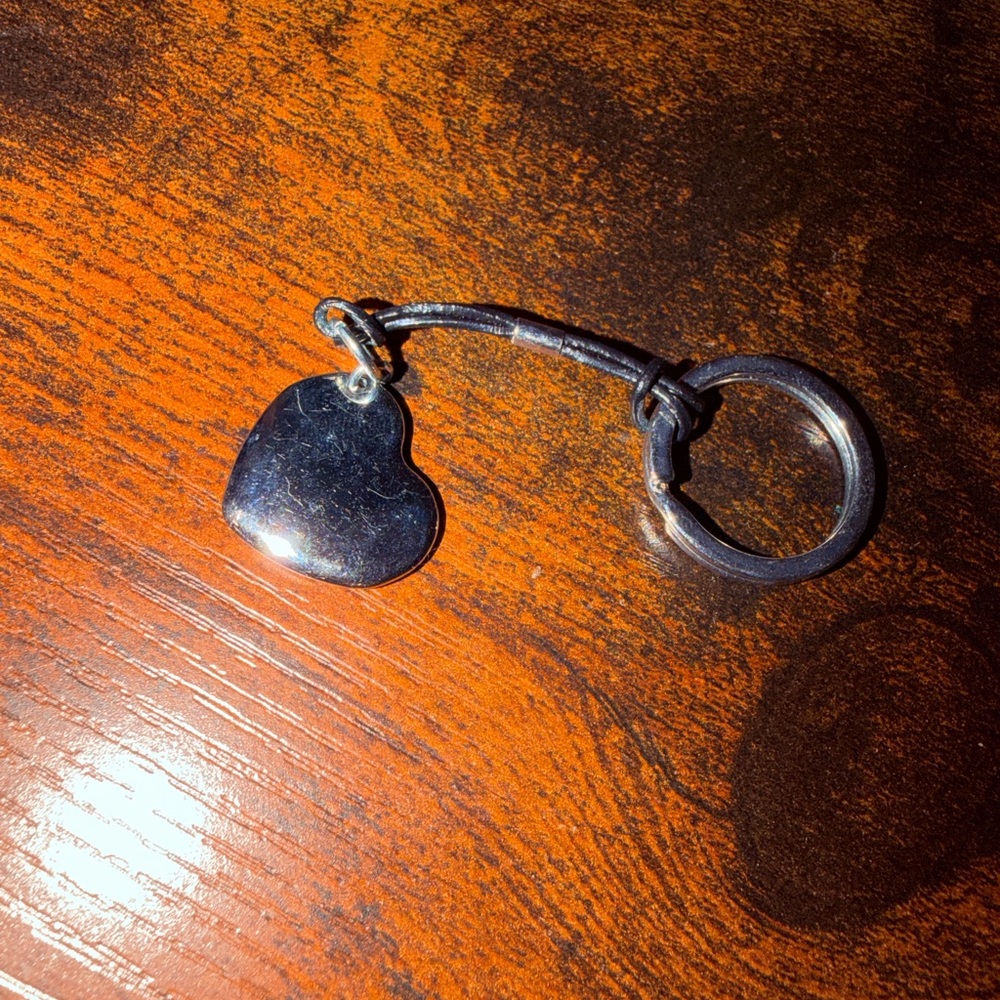 Pandora Silver Heart Keychain